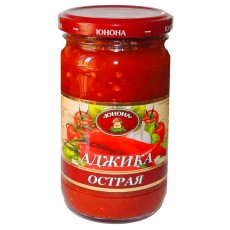 /Юнона/ Аджика ОСТРАЯ с/б 370г./12шт./4699304237852/ /Юнона/ Аджика ОСТРАЯ с/б 370г./12шт./4699304237852/