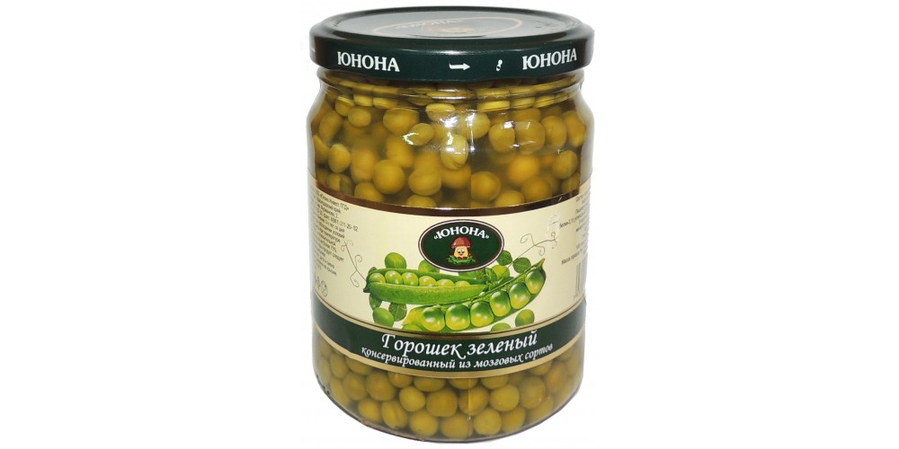 /Юнона/Горошек молодой нежный ГОСТс/б твист 460г./8шт./4699304236800/