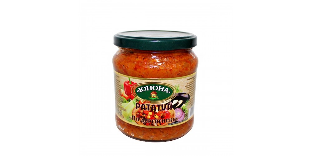/Юнона/Закуска Рататуй по-Деревенски с/б 480г./8шт./4699304236527/