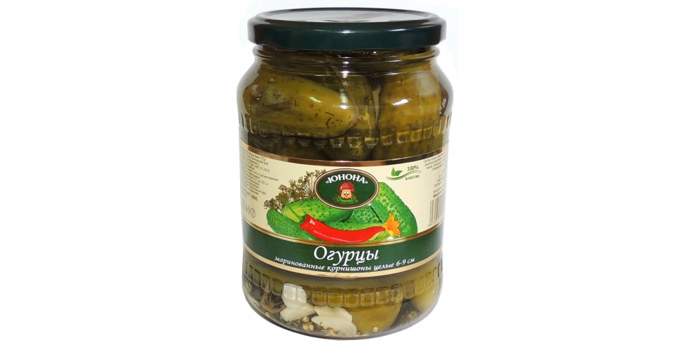 /Юнона/Огурцы мар. 3-6см.с/б 700г./8шт./4699304237623/