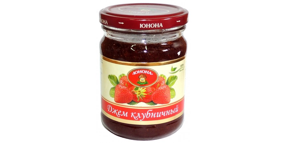/Юнона/Джем Клубничный с/б 310г./12шт./4699304237913/