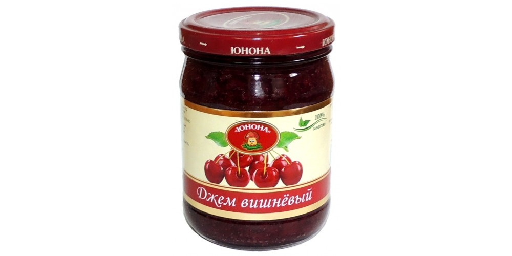 /Юнона/Джем Вишнёвый с/б 310г./12шт./4699304237920/