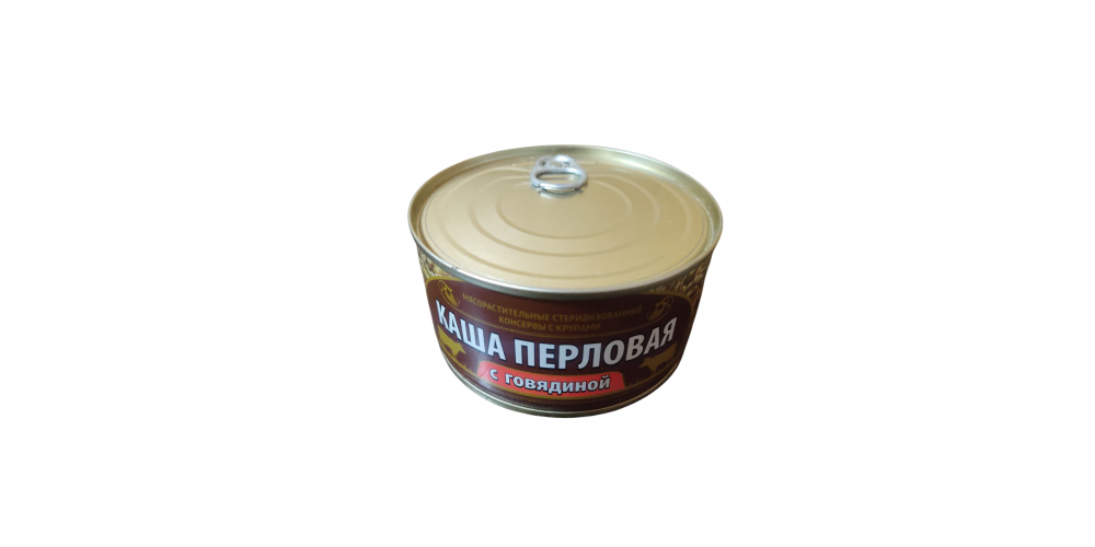 СТКаша перловая с говядиной ТУ 325г.*24шт./4670030771322/