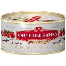 СТФиле цыпленка с овощ.по-болгар. прем.ТУ300г.*24шт./4670030770868/