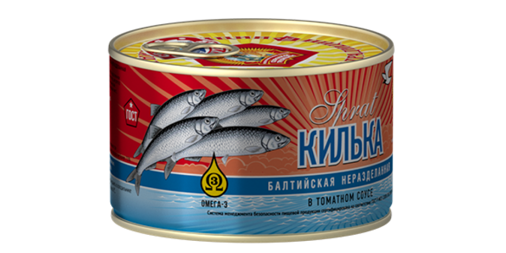 СТКилька балтийская нераз. в т/с ГОСТ 240г.*24шт./4670030770035/