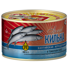 СТКилька балтийская нераз. в т/с ГОСТ 240г.*24шт./4670030770035/