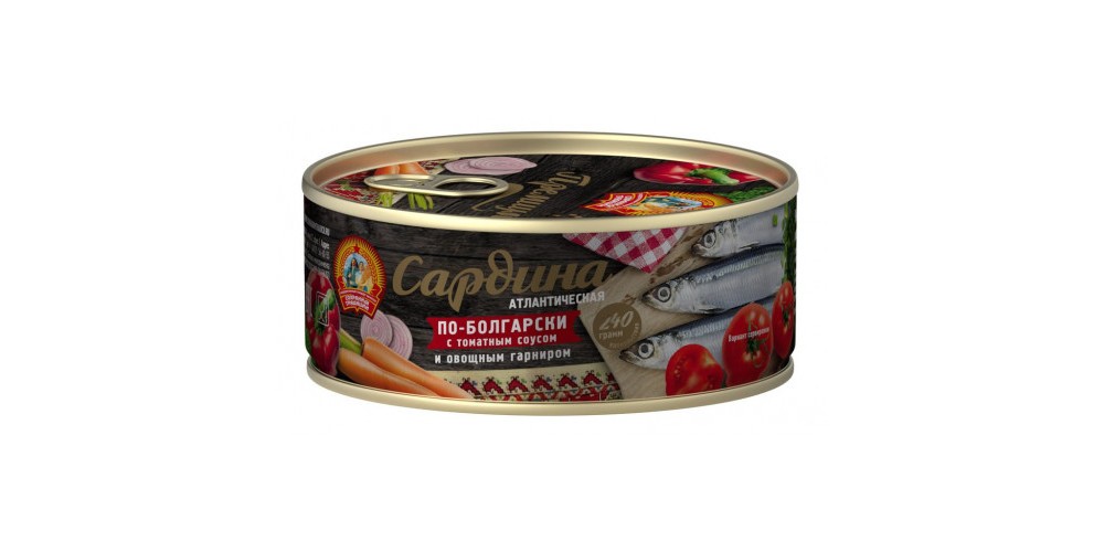 СТКилька с овощ.гар.По-Болгарски т/с ГОСТ(Б3) 240*24ш/4670030770387/