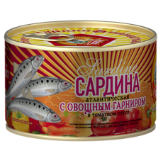 СТСардина атлант.с овощ.гар.в т/с ГОСТ ключ 240г*24шт/4670030770158/