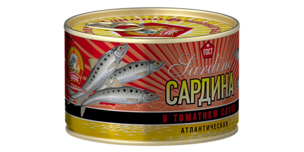 СТСардина атлант. в том. соусе ГОСТ 240г.*24шт./4670030770127/