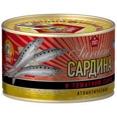 СТСардина атлант. в том. соусе ГОСТ 240г.*24шт./4670030770127/