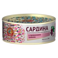 СТСардина в масл.-винном соусе с прован.трав.240г.*24/4670030770967/