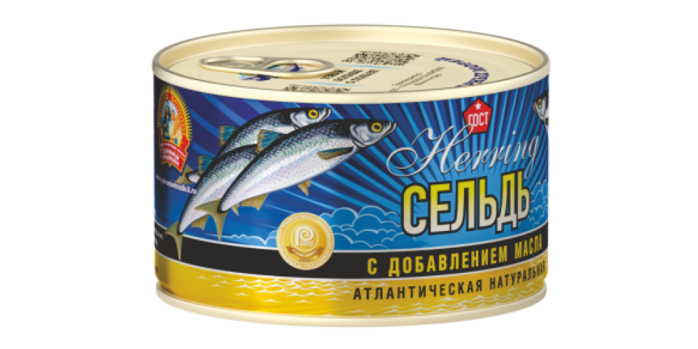 СТСельдь атлант. нат. с д/м ГОСТключ 240г.*24шт./4670030770301/