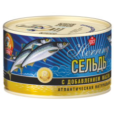 СТСельдь атлант. нат. с д/м ГОСТключ 240г.*24шт./4670030770301/