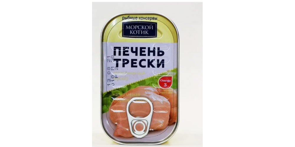 МК Печень трески натуральная ж/б ключ 115г./12шт/4630000372201/