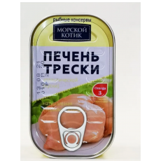 МК Печень трески натуральная ж/б ключ 115г./12шт/4630000372201/