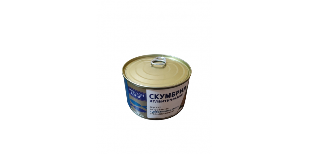 МК Скумбрия атлантическая НДМ 250г ж/б № 5 ключ/24шт/4630000370054/