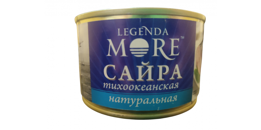 /Legenda More/Сайра нат.ТУ без ключа ж/б №5 240г.*24шт./4660314910325/