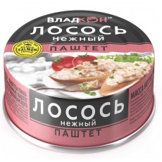 /Владкон/Паштет из лосося тихоок.ТУ ключ ж/б №1 100*20ш/4660314911339/