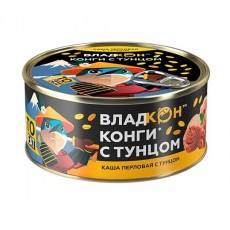 /Владкон/Каша перловая с тунцом ТУ ж/б №8 ключ 325г*24ш/4650100912558/