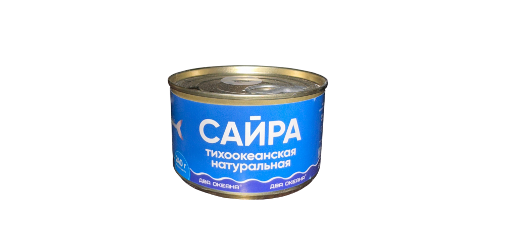 МД Сайра натуральная  (Банка №5) РПК ключ 240г./12шт./4685372374100/