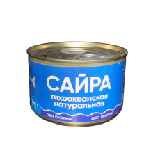 МД Сайра натуральная  (Банка №5) РПК ключ 240г./12шт./4685372374100/