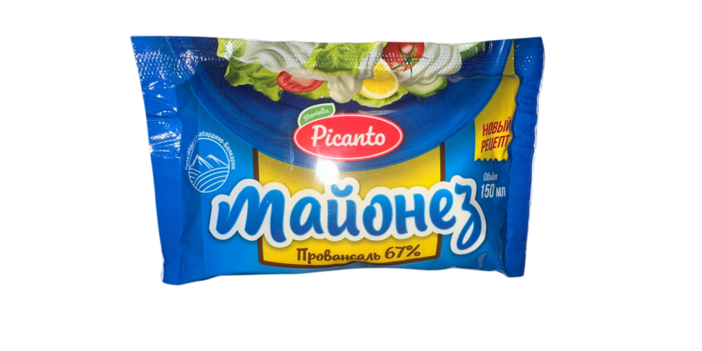 /SP/Майонез Провансаль 67% пакет-саше 150мл/142г./50шт./4631146261855/