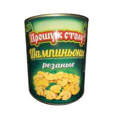 ПКС Грибы Шампиньоны резаные ж/б 3100мл./6шт./4603732321915/