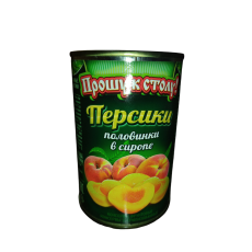 ПКС Персики половинки в сиропе ж/б 425мл./24шт./4603732320550/