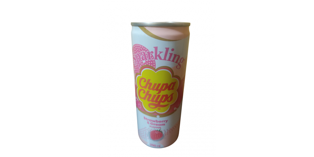 /ID/Напиток Chupa Chups (Клубника со сливк)ж/б 250м/24ш/8801069412986/