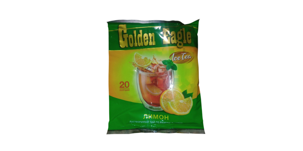 Растворимый чай со вкусом лимона Golden Eagle 20г*20шт/20б